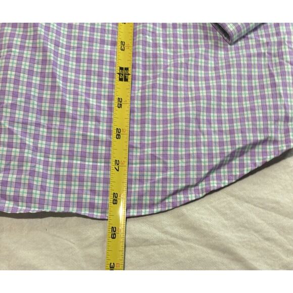 Vineyard Vines Button Up Shirt Murray Shirt Mens XS Slim-Fit Purple Long Sleeve - Picture 4 of 6